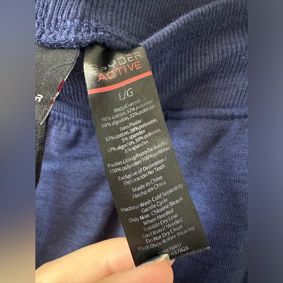 Spyder | Mens Blue Jogger - Picture 6 of 7